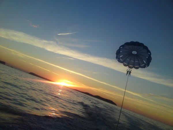 Parasiling, Travel to ibiza